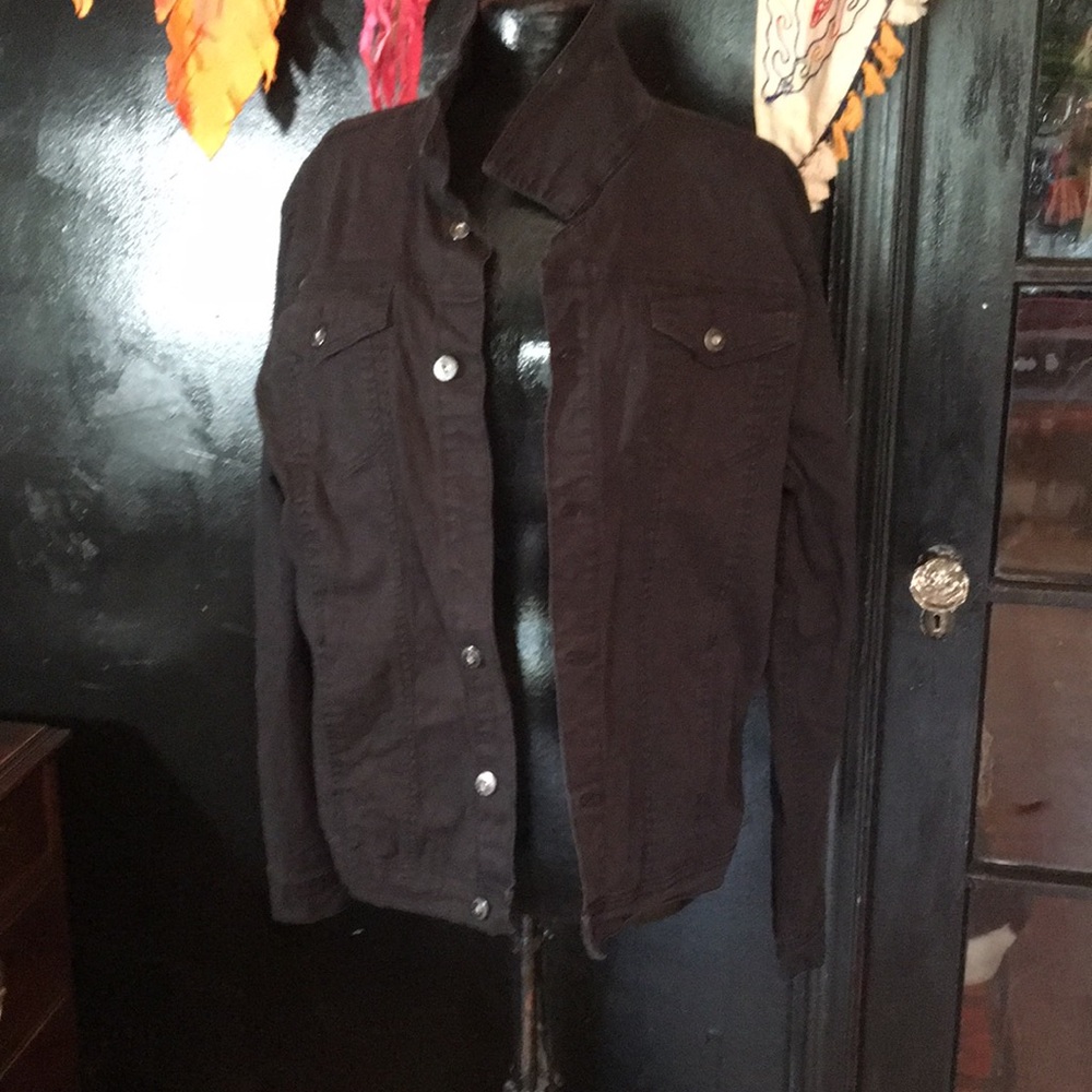 Buffalo  size L black canvas Jean jacket